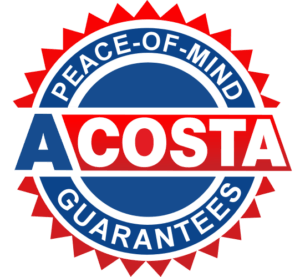 Acosta peace of mind guarantee