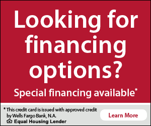 Looking for financing options for HVAC services with special financing available from Wells Fargo.