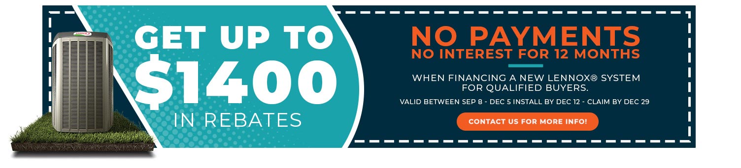 Lennox Rebate banner